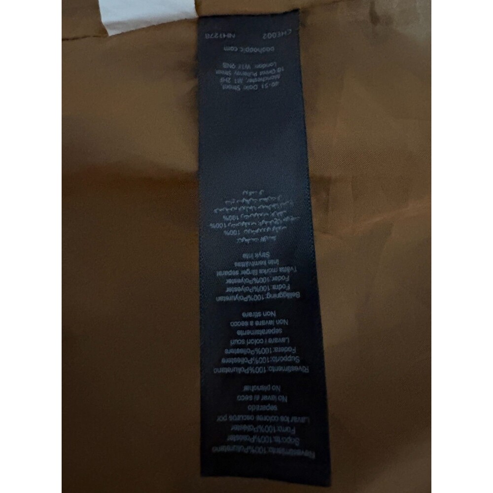 Nasty Gal Collection Faux Leather Blazer Jacket Tan Brown Size US 10 Lined - Picture 10 of 16